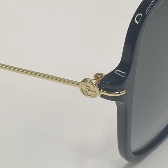 ?- New Authentic Gucci Grey Butterfly Ladies Sunglasses GG1267S 001 60 main image 10